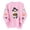 A07 Pink, variant on Women's Halloween Ghost Pumpkin Sweatshirts Long Sleeve Graphic Pullover Sweaters Crewneck Casual Fall Shirts Holiday Tops