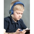 thumbnail image 3 of Audífonos Buddyphones  Alámbricos Explore+ para niños con control de audio seguro color Azul Rey, 3 of 3