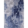 thumbnail image 1 of Ahgly Company Indoor Rectangle Mid-Century Modern Dark Slate Blue Purple Oriental Area Rugs, 7' x 9', 1 of 6