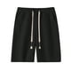 thumbnail image 1 of pstuiky Pantalones cortos para hombre, Pantalones cortos de ocio para hombre, versátiles, de color sólido, con bolsillos y cintura elástica con cordón. Pantalones cortos de golf, 1 of 2