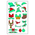 thumbnail image 4 of 10 Pcs Autocollants Jetables pour Tatouage Légers Imperméables Style Riche Maquillage Main Arbre Acrobaties Type 11, 4 of 7