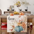 thumbnail image 2 of GHSDFBB Thanksgiving Fall Table Runner 48 Inches Long Pumpkin Harvest,Autumn Kitchen Dining Table Decoration for Home Party Decor 13x48 Inch, 2 of 7
