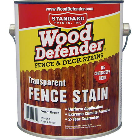 Wood Defender Transparent Fence Stain OXFORD BROWN