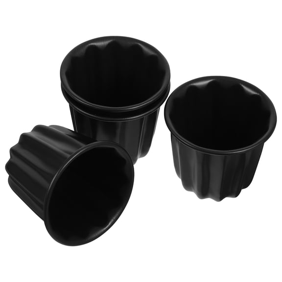 HONMEET Baking Molds For Cakes Canele Molds Carbon Steel 4pcs