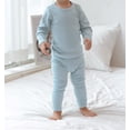 thumbnail image 4 of WIBACKER Fall Winter Boys and Girls Thermal Underwear Set Kids Cotton Thick Pajamas 2-Piece Pjs Set, 4 of 16