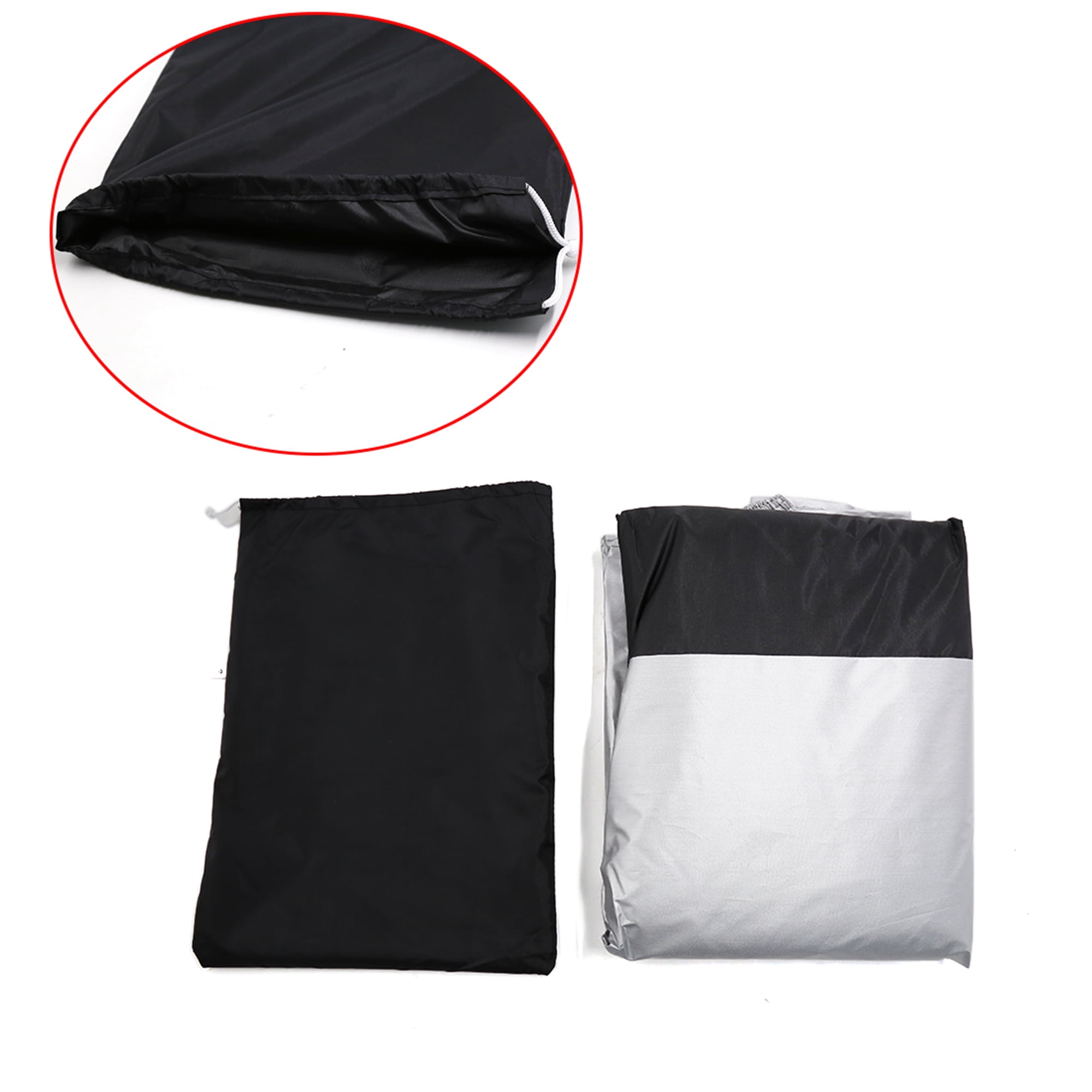 XL 190T Motorcycle Cover Outdoor Rain Dust UV Protector