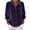 A427 Purple, variant on Women's Velvet Button Down Shirts Long Sleeve Collared Blouses Oversized Cardigan Jacket Soft Lightweight Warm Corduroy Tops for Fall Winter Daily