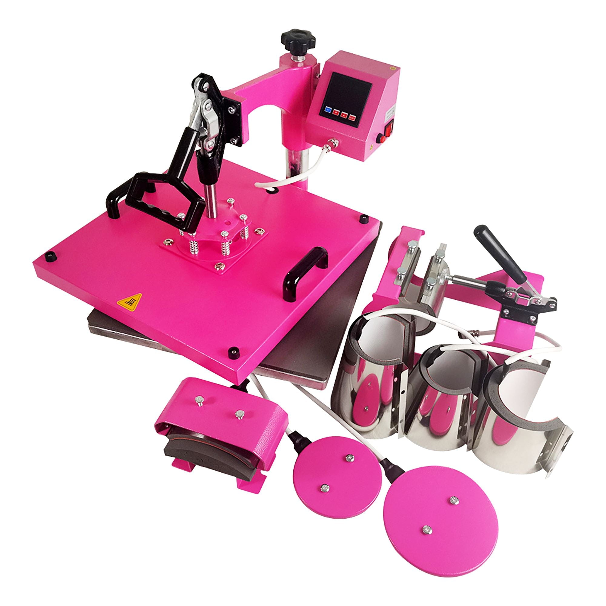 Pink Hobby Lite® Manual Swing-Away Press with 9 x 12 Platen & Accessories