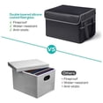 thumbnail image 4 of 4X Fireproof File Box File Storage Box,Fireproof Storage File Cabinet with Lock,Portable, 4 of 6