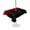 Red, variant on Outdoor Tablecloth with Umbrella Hole for Patio/Picnic/Party/Camping, Dark Red Black Ombre Waterproof Table Cloth Rectangle Table Cover Washable, Modern Abstract Art Striped Gradient (60"x 84")