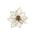 thumbnail image 2 of Meitianfacai Noël Imitation Flower Flannel Noël Tree Decorative Flowers, White, 2 of 6