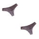 thumbnail image 4 of Minnieouse Bragas de tiro bajo, Tanga, ropa interior para mujer, Tanga, bragas sin costuras, lavable, atractivo, accesorio para citas, Café L 2Conjunto, 4 of 6