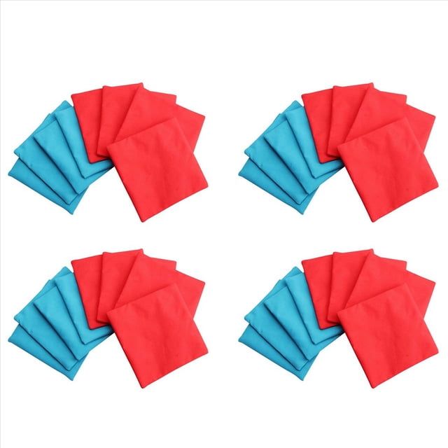 Juego de 32 Mini Bolsas de Frijoles, Bolsas de Frijoles para Lanzar, Bolsas para Juegos Divertidos Al Aire Libre y Deportivos para Toda la Familia