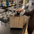 thumbnail image 4 of Bolso Bandolera Elegante Mano Holgado Hombro Casual Mujer PU Gran Capacidad Correa Larga Desmontable Cierre Hobo, 4 of 9