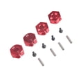 thumbnail image 3 of de Bujes es de Reemplazo Del Adaptador de Transmisión Actualización de Aluminio Universal rojo Hugo Cubo hexagonal de rueda universal, 3 of 6