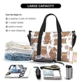 thumbnail image 4 of Travel Duffle Bag Ethnic Style Owl Travel Tote Bags Carry on Luggage Waterproof Weekender Bags with Top Handle Adjustable Shoulde Strap for Travel Gym, 4 of 5