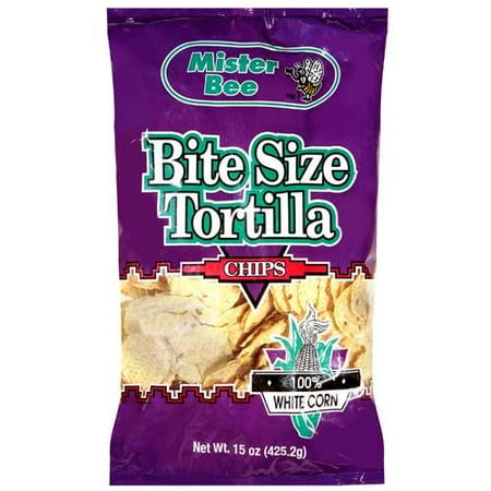 Mister Bee: Bite Size Corn Tortilla Chips, 15 Oz