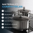 thumbnail image 4 of Parrilla de Inducción Magnética Empotrable 5 Quemadores 4500W 110v Belfast 5 FLINE, 4 of 7