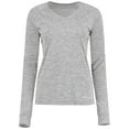 thumbnail image 2 of Holloway Sportswear M Womens Electrify Coolcore® Long Sleeve Tee Athletic Grey Heather 222770, 2 of 5