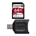 thumbnail image 1 of Tarjeta SDXC Kingston Canvas React Plus de 64 GB UHS-II C10 U3 V90, 1 of 4