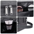 thumbnail image 7 of Travel Toiletry Bag for Men Hanging Dopp Kit Small Nylon Shaving Bag, Water Resistant Bathroom Toiletries Organizer for Traveling, Denim Grey, 7 of 7