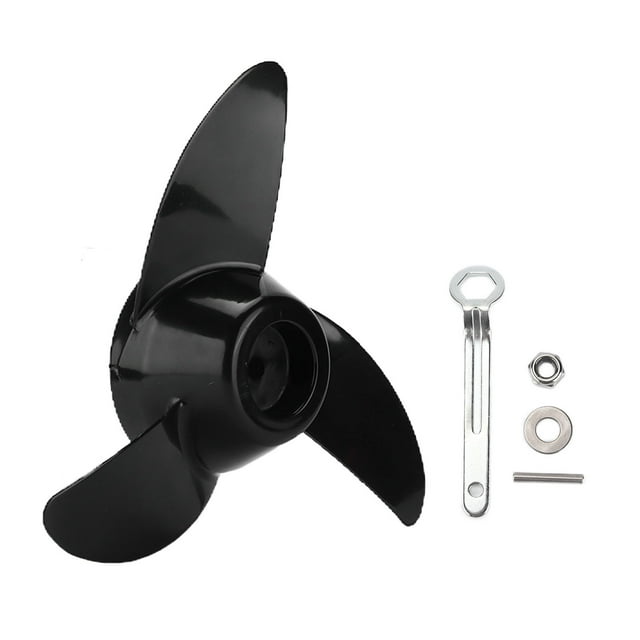 Outboard Propeller,3‑Blades Propeller Replacement Accessory Propeller Replacement Plastic Outboard Propeller Revolutionary Design