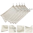 thumbnail image 2 of MasteelfCA 1 Set 5Pcs Microfiber Glasses Bags Drawstring Sunglasses Pouches (White), 2 of 8