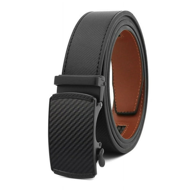 Mens casual brown leather belt deals