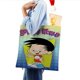 thumbnail image 4 of Bobby's World Bolso de tela con estampado de lienzo para mujer, bolsa de compras reutilizable y estética, con cremallera interior, regalo para mujer,40*40cm., 4 of 6