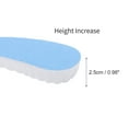 thumbnail image 2 of Unique Bargains 2 Pair Height Increase Shoe Inserts Blue, White 7, 2 of 6