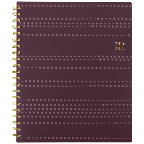 Mead Cambridge Stria Academic 2026-2027 Weekly Monthly Planner Large 8 12 x 11 -