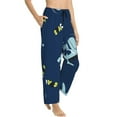 thumbnail image 2 of Xecao Space Dinosaur Women's Straight Lounge Pajama Pants: The Epitome of Relaxed Sleepwear, 2 of 9