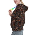 thumbnail image 2 of Lsque Floral Pattern Casual Women's Hoodie,Hooded Sweatshirt with Kangaroo Pocket,Pullover Hoodie with Eye-catching Drawstrings-Large, 2 of 7