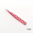thumbnail image 2 of LOLIPPYY 2Pcs Pink Stainless Steel Eyebrow Tweezers Small Portable Eyebrow Clip for Balanced Use, 2 of 8