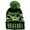 Camo/Green, variant on Miami Adult Size Winter Knit Beanie Hats (Black/Red 2X)
