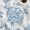 Blue, variant on Exultantex European Floral Grommet Curtain 52x84 Inch, Semi-Sheer Grey Blue