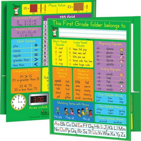 UPC: 0192407025936 | Common Core Resource Folders – First Grade – 12 folders