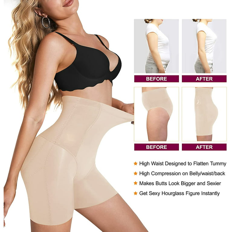 Gotoly Women Tummy Control Butt Lifter Short Women Shapewear Panties  Stomach Girdle Body Shaper Underwear(Black 3X-Large) 