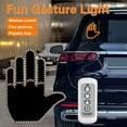 New Funny LED Middle Finger Sign Light for Car Truck Car Gadgets with