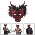 thumbnail image 1 of Couverture de Tête de Dragon de Luxe Fantaisie Robe Photo Accessoires de Costume Mascarade, 1 of 10