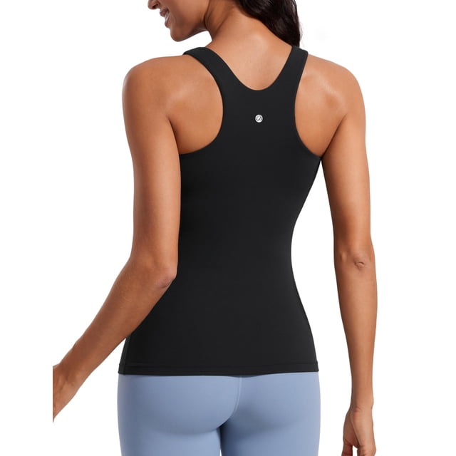 Camiseta CRZ YOGA Butterluxe Racerback con Relleno Negra M