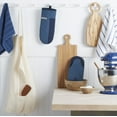 thumbnail image 2 of KitchenAid Beacon Two-Tone Oven Mitt 2-Pack Set, Navy/Ink Blue, 5.75"x13", 2 of 7