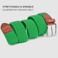 thumbnail image 4 of Stretch Braided Woven Belts without Holes, Elastic Casual Belts for Men and Women by Umo Lorenzo, 4 of 5