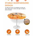 thumbnail image 2 of Round Fitted Tablecloths Fall Thanksgiving Orange Pumpkin Waterproof Table Cover for Kitchen Dining Party Decor Watercolor Oil Painting Art,36"-44", 2 of 6