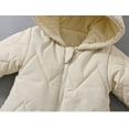 thumbnail image 5 of Baby Girl Boy Winter Snowsuit Coat Cute Romper Hooded Warm Jumpsuit Outerwear Padded Puffer Coat Winter Coat Outfits 12-18 Months, 5 of 8