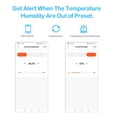 thumbnail image 3 of Tuya LCD Screen Smart Temperature Humidity Sensor Bedroom Remote Control WiFi Thermometer Battery Powered Intelligent Device Black, 3 of 7