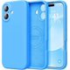 thumbnail image 1 of Funda de Silicona Premium, compatible con MagSafe, a Prueba de Golpes, para iPhone 17 6.3", Azul, 1 of 7