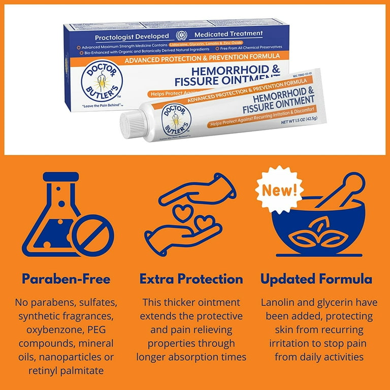 Doctor Butler's Advanced Hemorrhoid & Fissure Ointment Fast