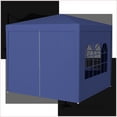 thumbnail image 6 of Outdoor Party Tent | 10x10 ft Heavy Duty Canopy, 4 Removable Walls, sky blue, for Weddings Parties Camping | Square | Steel, 6 of 7