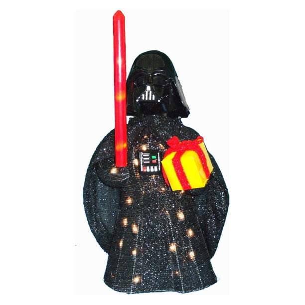 Kurt Adler 28" Star Wars Darth Vader LightUp Tinsel Lawn